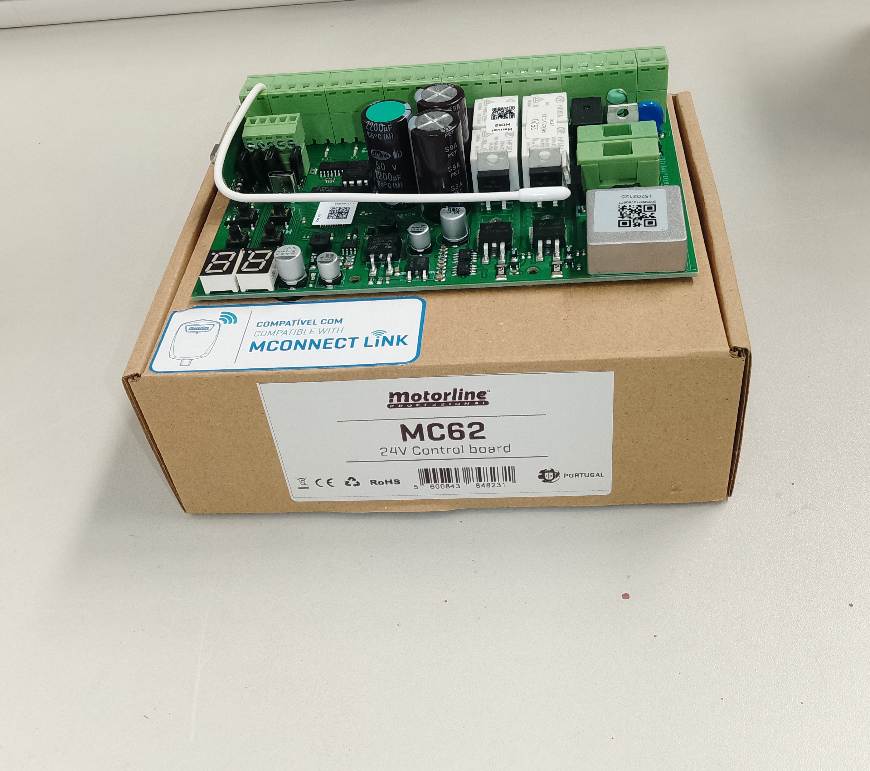 Central MC 62 Motor Batente 24v Motorline